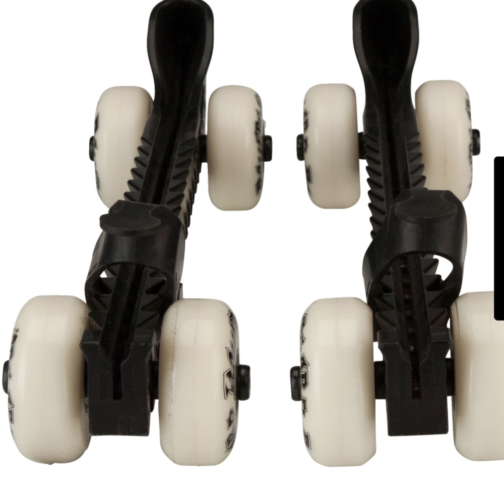 New Rollergard Hockey Skate Guards With Wheels Black Full Length 13.5" - Picture 5 of 14